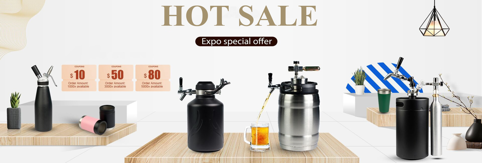 Unter Druck gesetzter Mini Keg