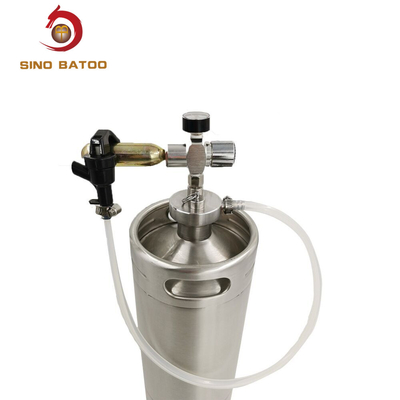 One Gallon CO2 Mini Keg Dispenser , Stainless Steel Mini Keg Dispenser